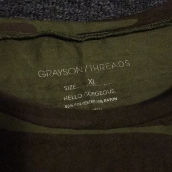Grayson/Threads camo tee size XL - Picture 3 of 5